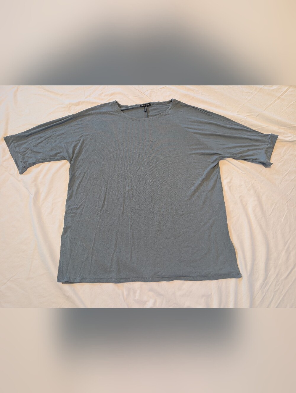 Eileen Fisher Dusty Blue Grey Top